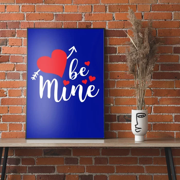 Be Mine Valentine's Day Cute Heart Gift Poster