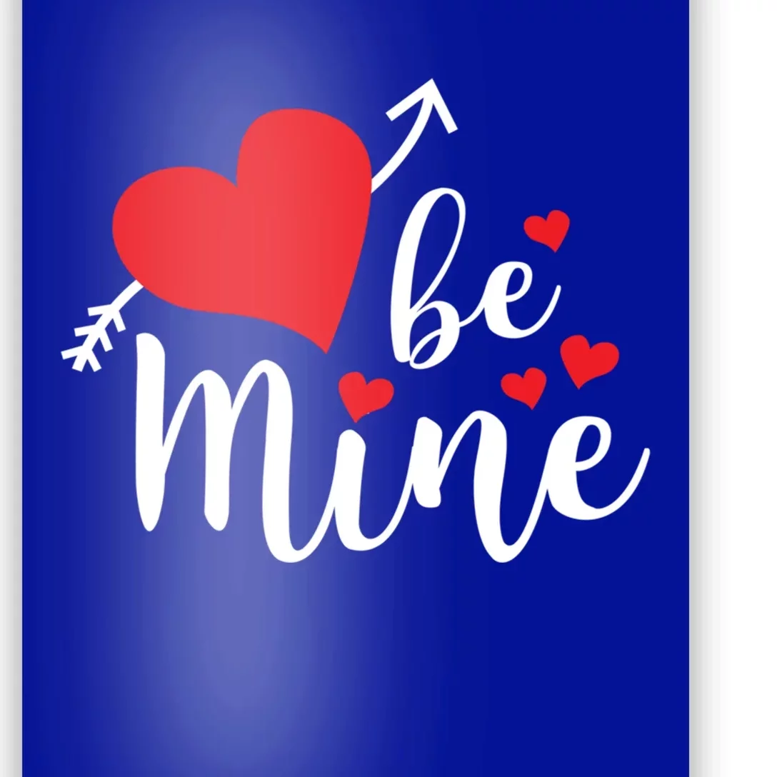 Be Mine Valentine's Day Cute Heart Gift Poster