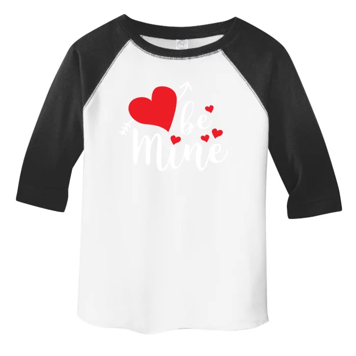 Be Mine Valentine's Day Cute Heart Gift Toddler Fine Jersey T-Shirt