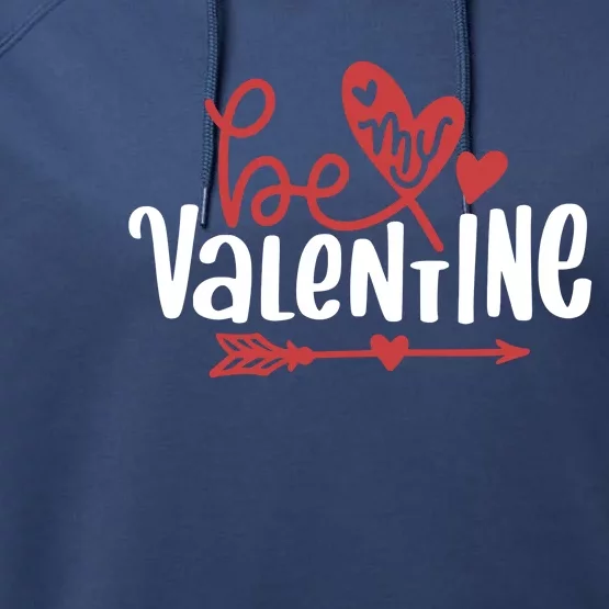 Be My Valentine Cute Gift Performance Fleece Hoodie