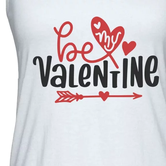 Be My Valentine Cute Gift Ladies Essential Flowy Tank