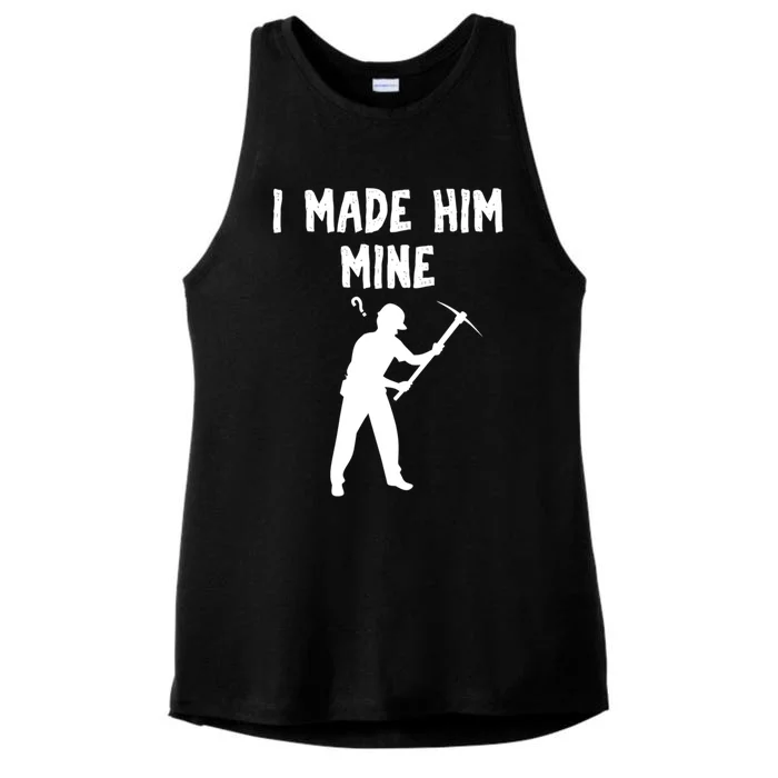 Bee Mine Valentine's Day Gift Ladies Tri-Blend Wicking Tank