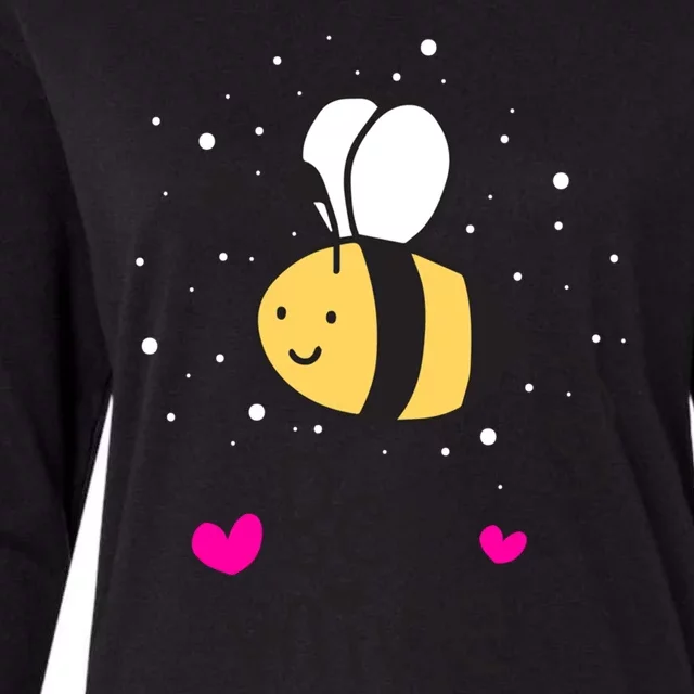 Bee Mine Valentine's Day Gift Womens Cotton Relaxed Long Sleeve T-Shirt