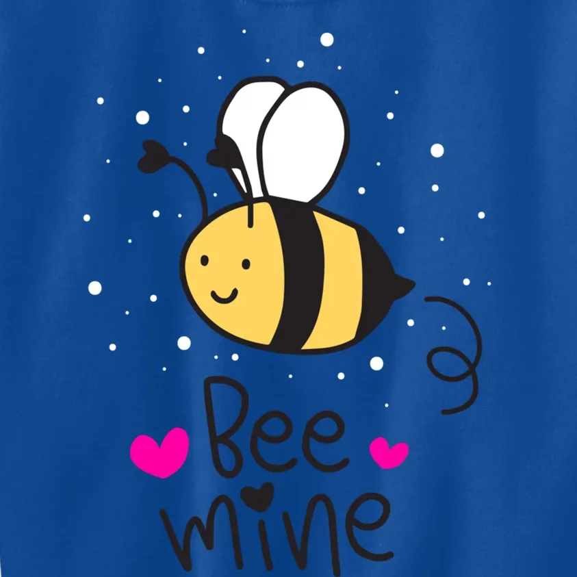 Bee Mine Valentine's Day Gift Kids Sweatshirt