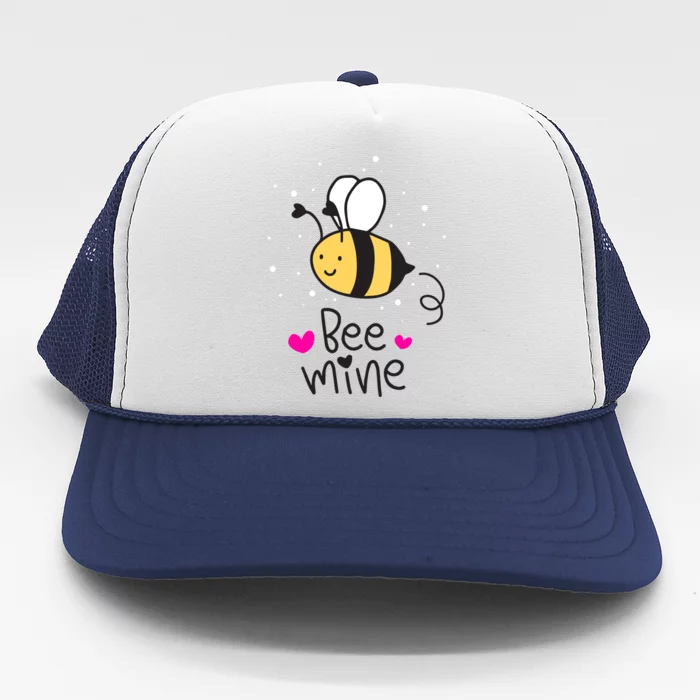 Bee Mine Valentine's Day Gift Trucker Hat