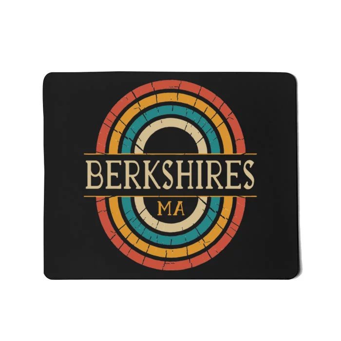 Berkshires Massachusetts Vintage Ma Retro Home State Mousepad