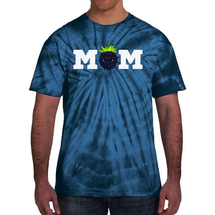 Blackberry Mom Vegan Blackberry Lover Birthday Tie-Dye T-Shirt