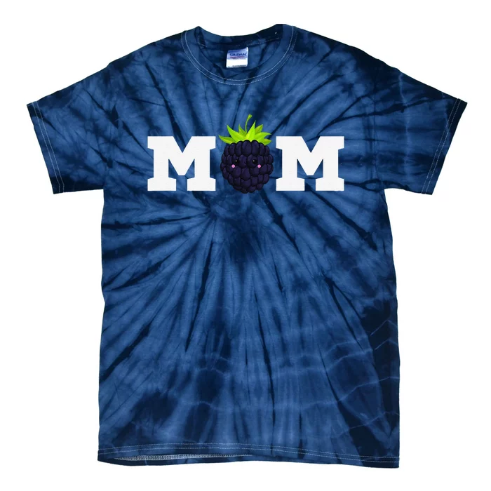 Blackberry Mom Vegan Blackberry Lover Birthday Tie-Dye T-Shirt