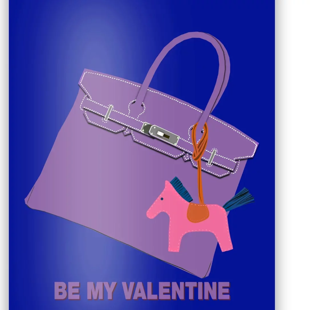 Be My Valentine Funny Gift Valentine's Day Gift Idea Wife Gift Poster