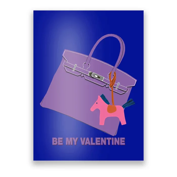 Be My Valentine Funny Gift Valentine's Day Gift Idea Wife Gift Poster