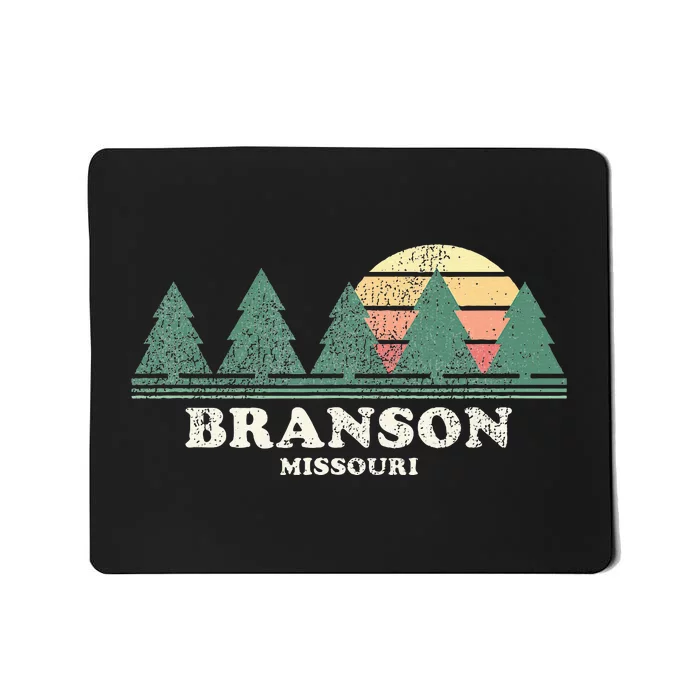 Branson Mo Vintage Throwback Retro 70s Design Mousepad