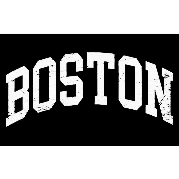 Boston Massachusetts Vintage Distressed Worn Bumper Sticker