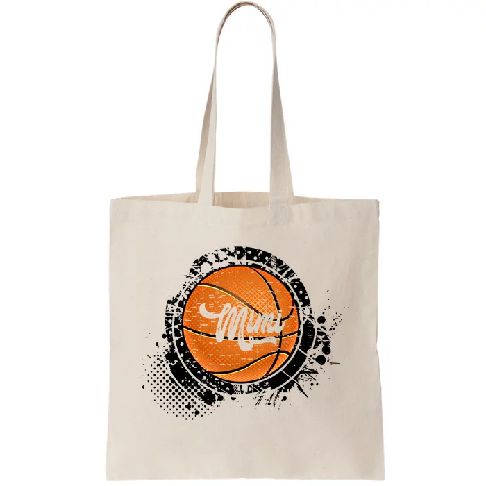 Basketball Mimi Vintage Basketball Family Matching Gift Tote Bag