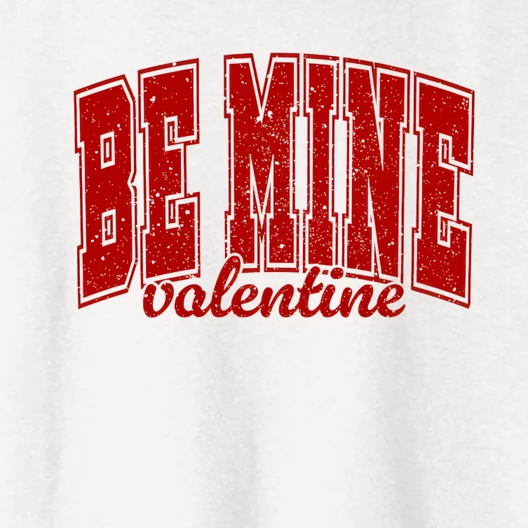 Be Mine Valentine Matching Couple Lover Women's Crop Top Tee