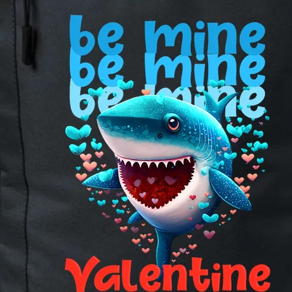 Be Mine Valentine Shark Valentine's Day Meaningful Gift Daily Commute Backpack