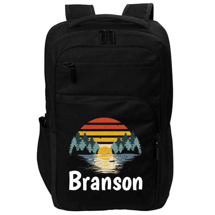 Branson Missouri Vacation Family Group Gift Great Gift Impact Tech Backpack