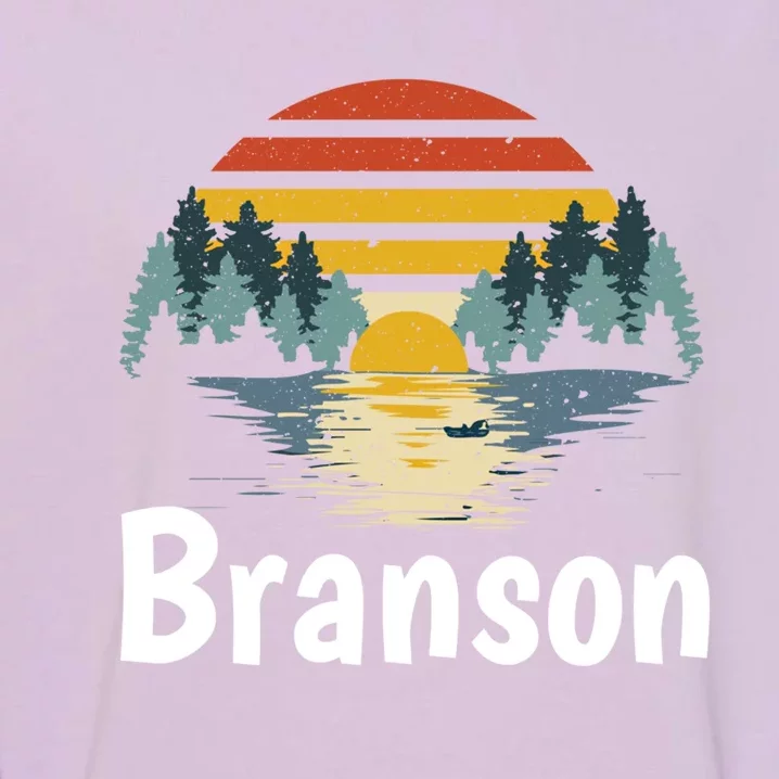 Branson Missouri Vacation Family Group Gift Great Gift Garment-Dyed Sweatshirt