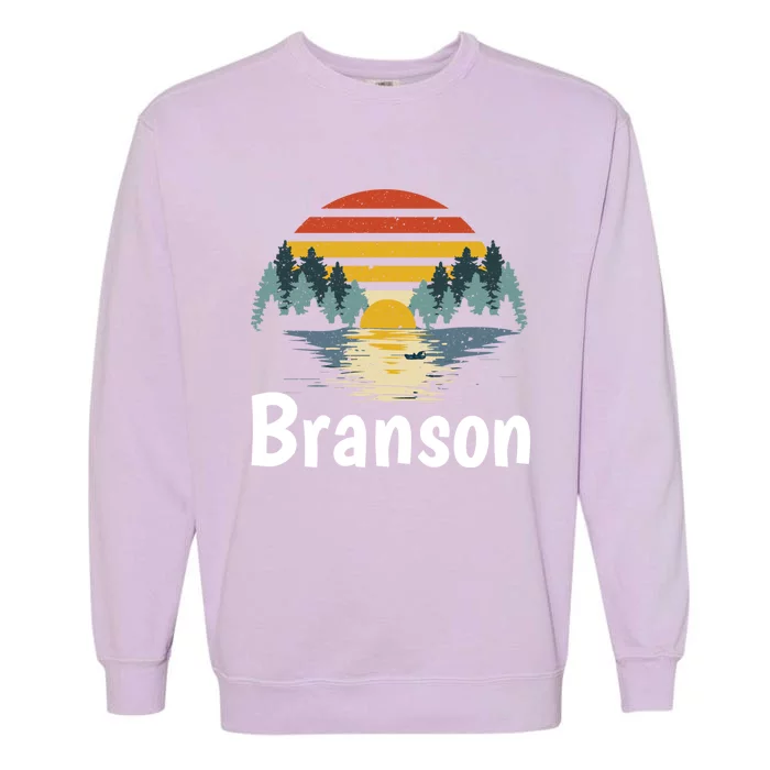 Branson Missouri Vacation Family Group Gift Great Gift Garment-Dyed Sweatshirt