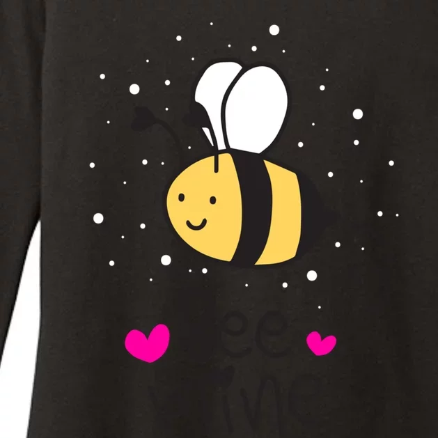 Bee Mine Valentine's Day Gift Womens CVC Long Sleeve Shirt