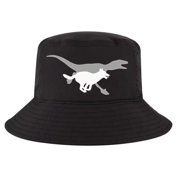 Belgian Malinois Velociraptor Maliraptor Running Shadow Cool Comfort Performance Bucket Hat