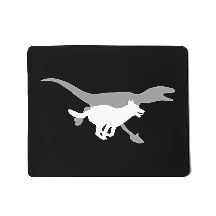 Belgian Malinois Velociraptor Maliraptor Running Shadow Mousepad