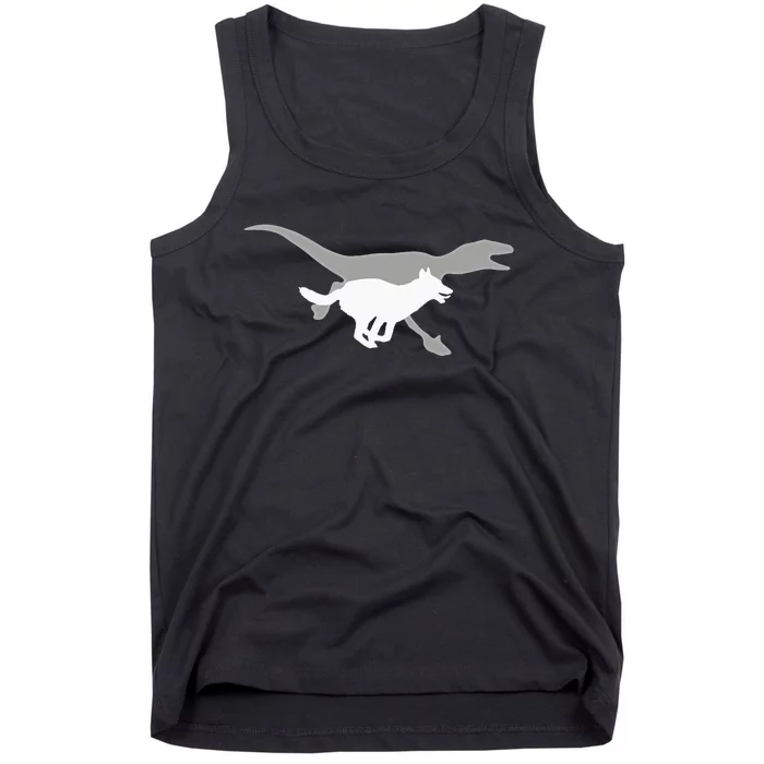 Belgian Malinois Velociraptor Maliraptor Running Tank Top