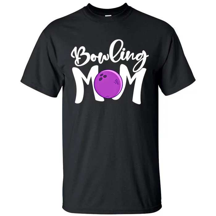 Bowling Mom Vintage Mama Bowling Mothers Day Bowling Mom Funny Gift Tall T-Shirt