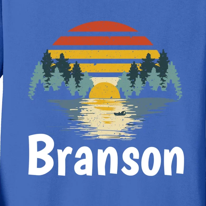 Branson Missouri Vacation Family Group Gift Kids Long Sleeve Shirt