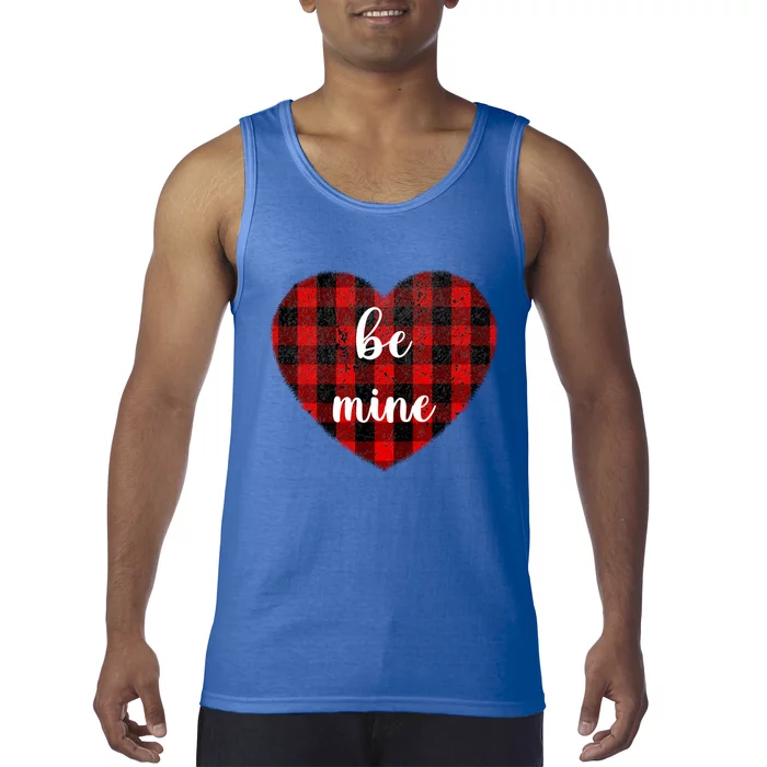 Be Mine Valentine's Day Gift Cute Heart Gift Tank Top