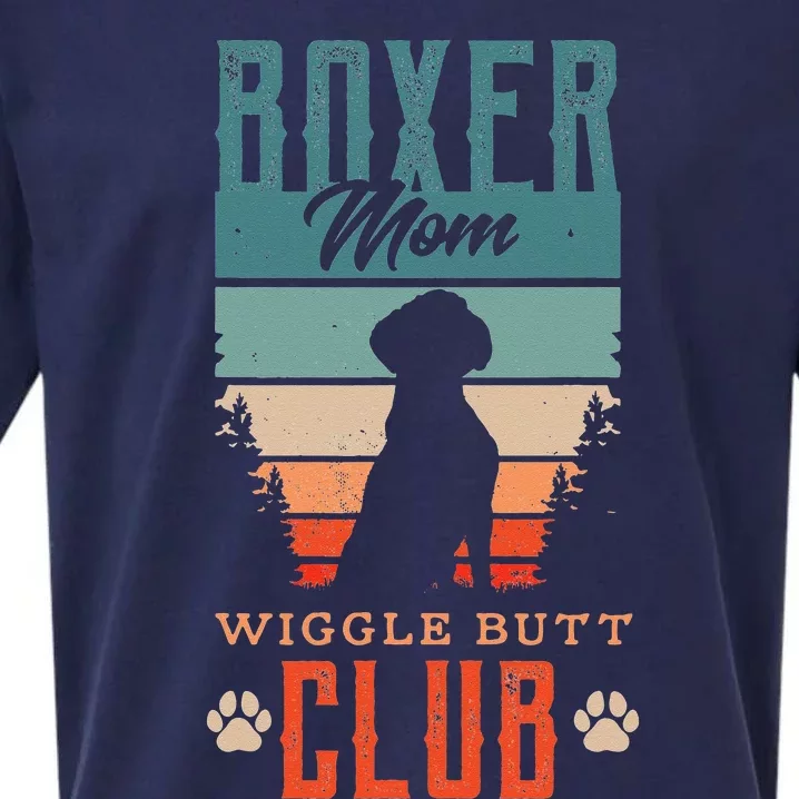 Boxer mom wiggle butt club for a Boxer Lover Dog Sueded Cloud Jersey T-Shirt