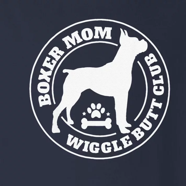 Boxer Mom Wiggle Butt Club Boxer Dog Gifts For Funny Toddler Long Sleeve Shirt