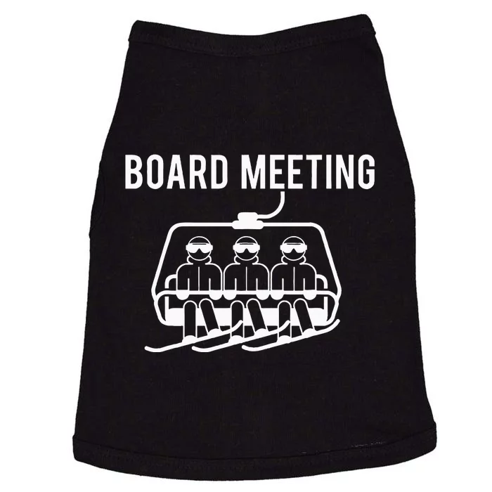 Board Meetings Wintersports Lover Snowboarding Snowboarder Doggie Tank