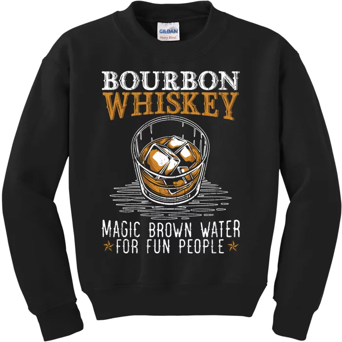 Bourbon Magic Water Malt Scotch Meaningful Gift Kids Sweatshirt