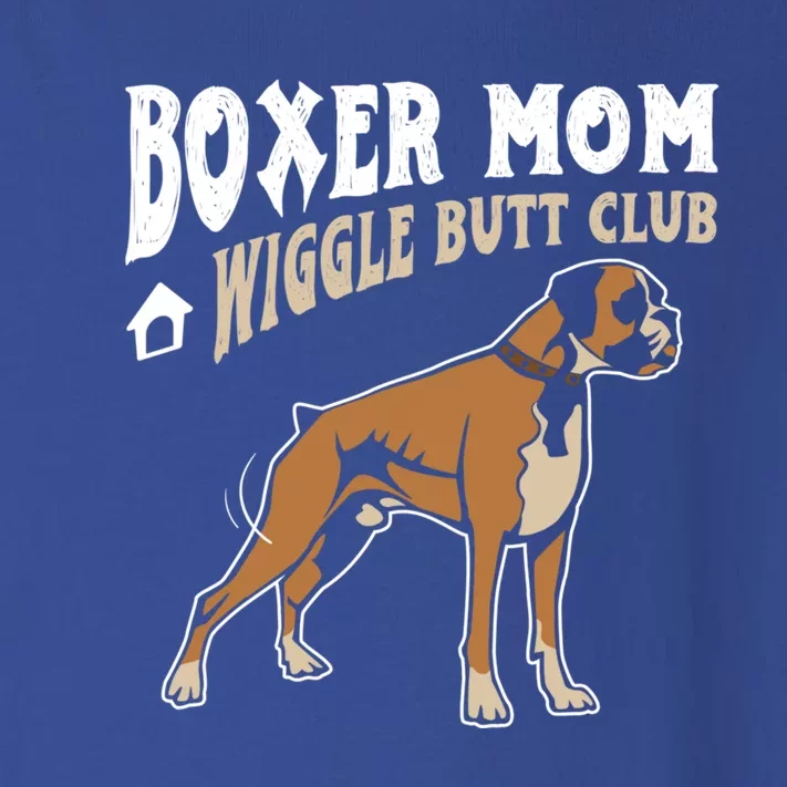 Boxer Mom Wiggle Butt Club Design Boxer Design Dog Design Funny Gift Toddler Long Sleeve Shirt