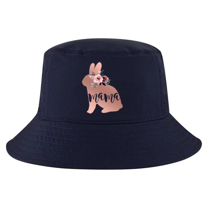 Bunny Mama With Rose Flower Gift Cool Comfort Performance Bucket Hat