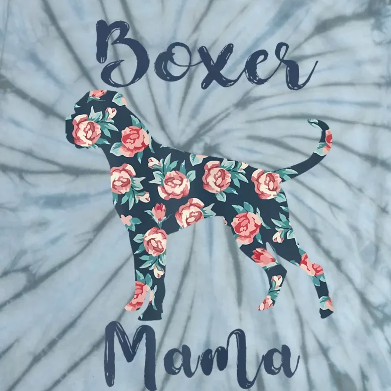 Boxer Mama Women Dog Mom Funny Mother Day Lover Tie-Dye T-Shirt