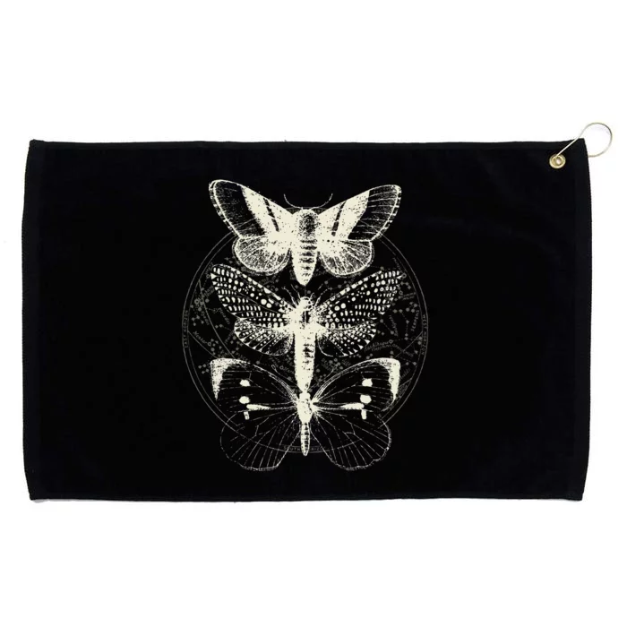 Butterfly Moth Witchcore Insect Astronomy Lover Witchy Grommeted Golf Towel