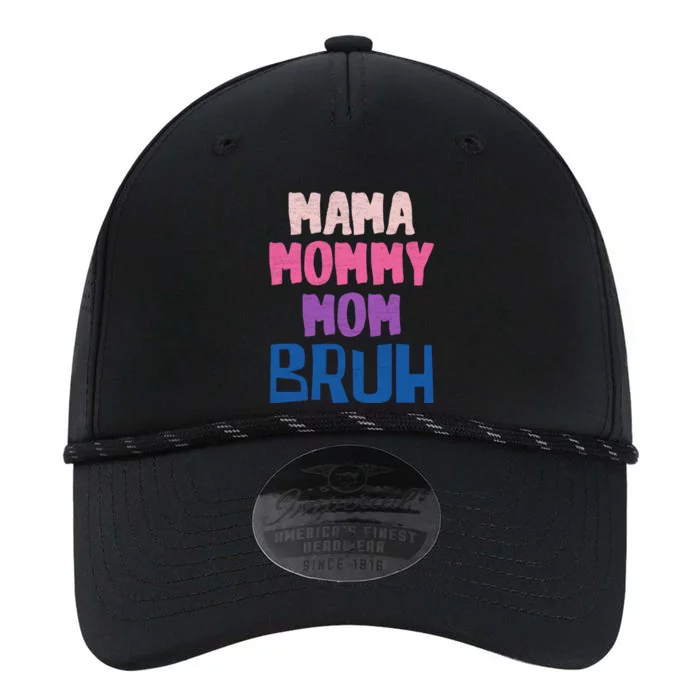 Bruh Mom Went From Mom To Bruh Mama Mommy Mom Bruh Gift Performance The Dyno Cap