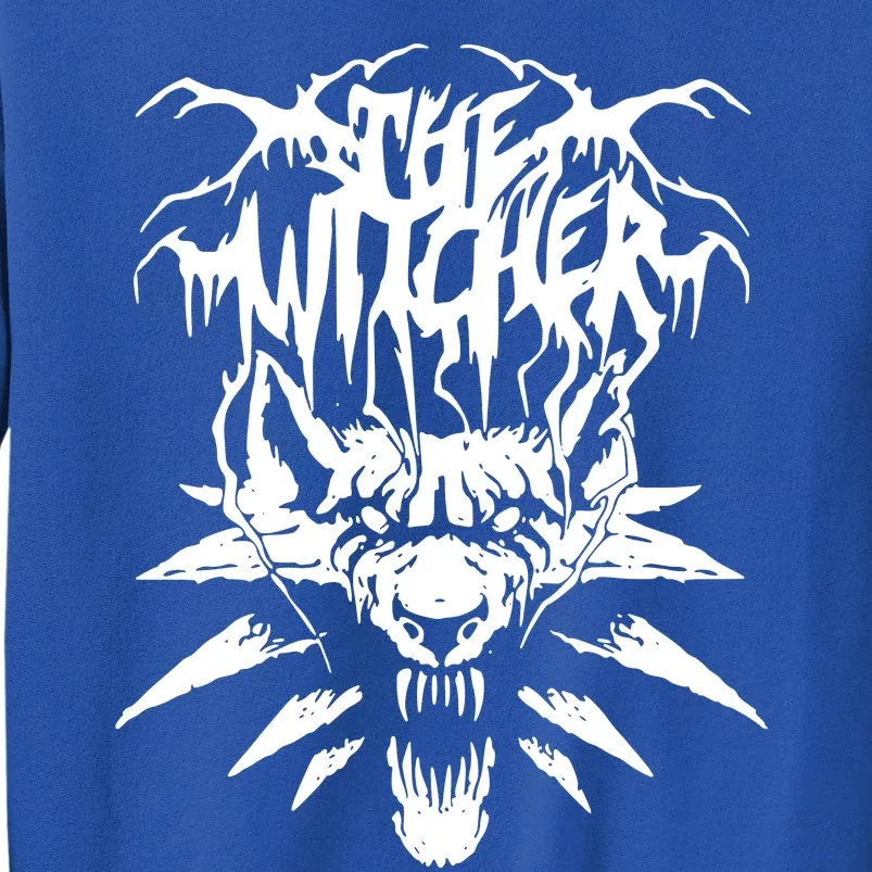 Black Metal Witcher Tall Sweatshirt