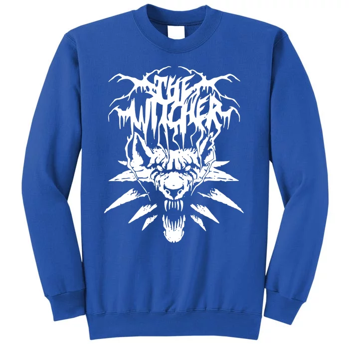 Black Metal Witcher Tall Sweatshirt