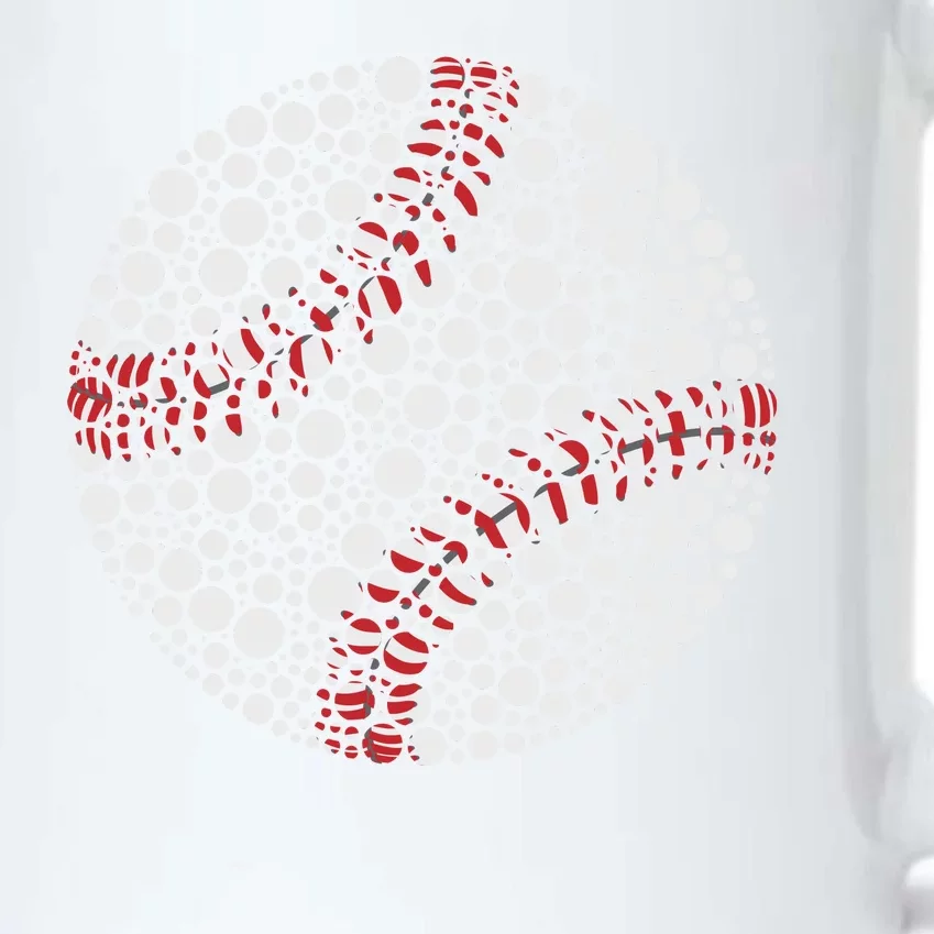 Baseball Make Your Mark International Dot Day Black Color Changing Mug