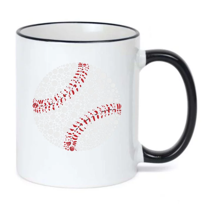 Baseball Make Your Mark International Dot Day Black Color Changing Mug