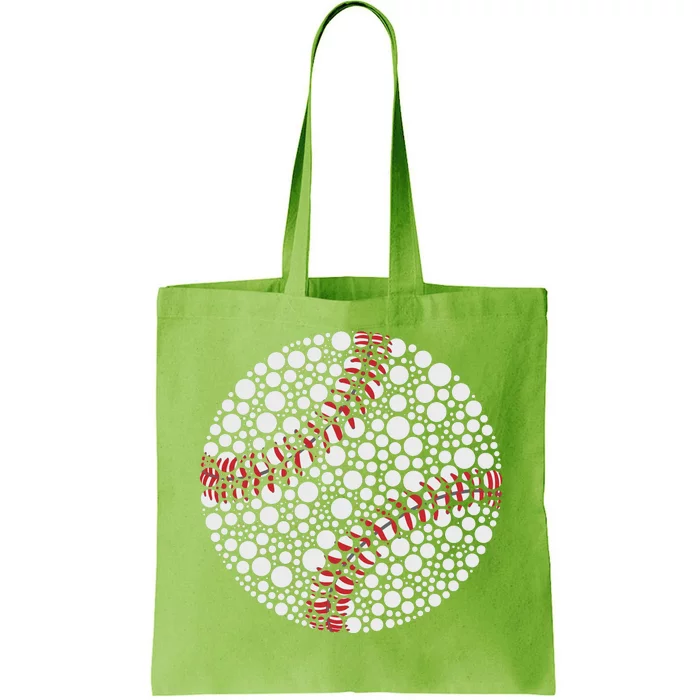 Baseball Make Your Mark International Dot Day Tote Bag