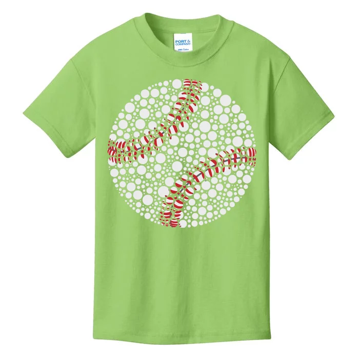 Baseball Make Your Mark International Dot Day Kids T-Shirt