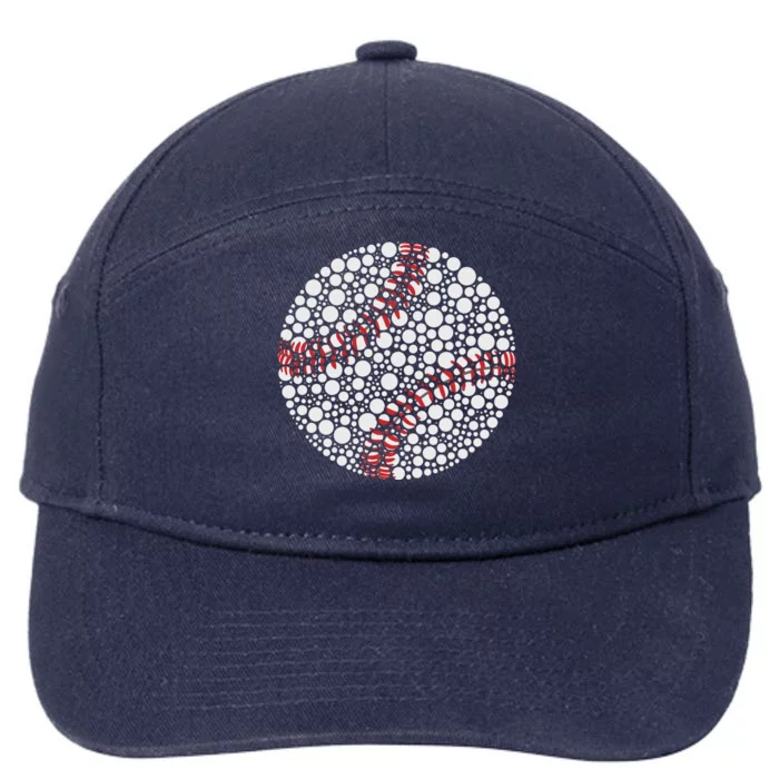 Baseball Make Your Mark International Dot Day 7-Panel Snapback Hat