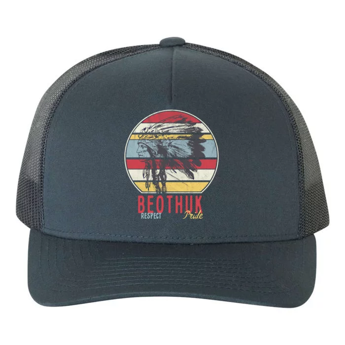 Beothuk Native American Indian Tribe Respect Pride Retro Sun Meaningful Gift Yupoong Adult 5-Panel Trucker Hat