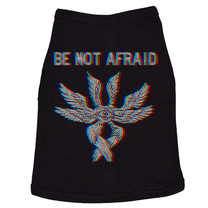 Be Not Afraid Biblically Accurate Angel Seraphim Glitch Doggie Tank