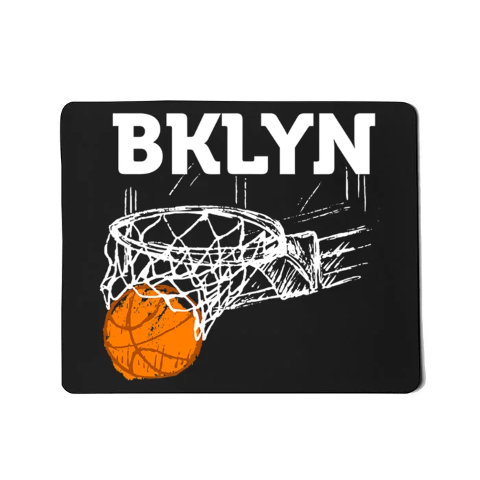 Brooklyn NYC Basketball Net Gift Funny New York City Mousepad