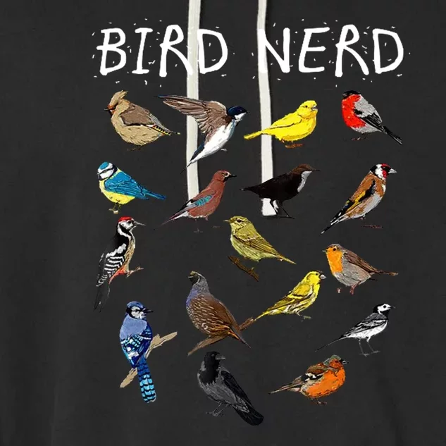 Bird Nerd Garment-Dyed Fleece Hoodie