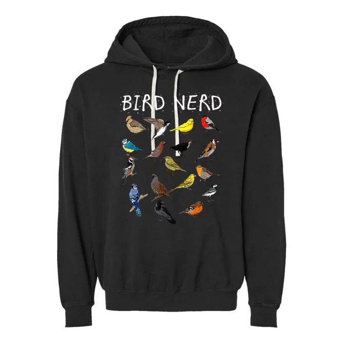 Bird Nerd Garment-Dyed Fleece Hoodie